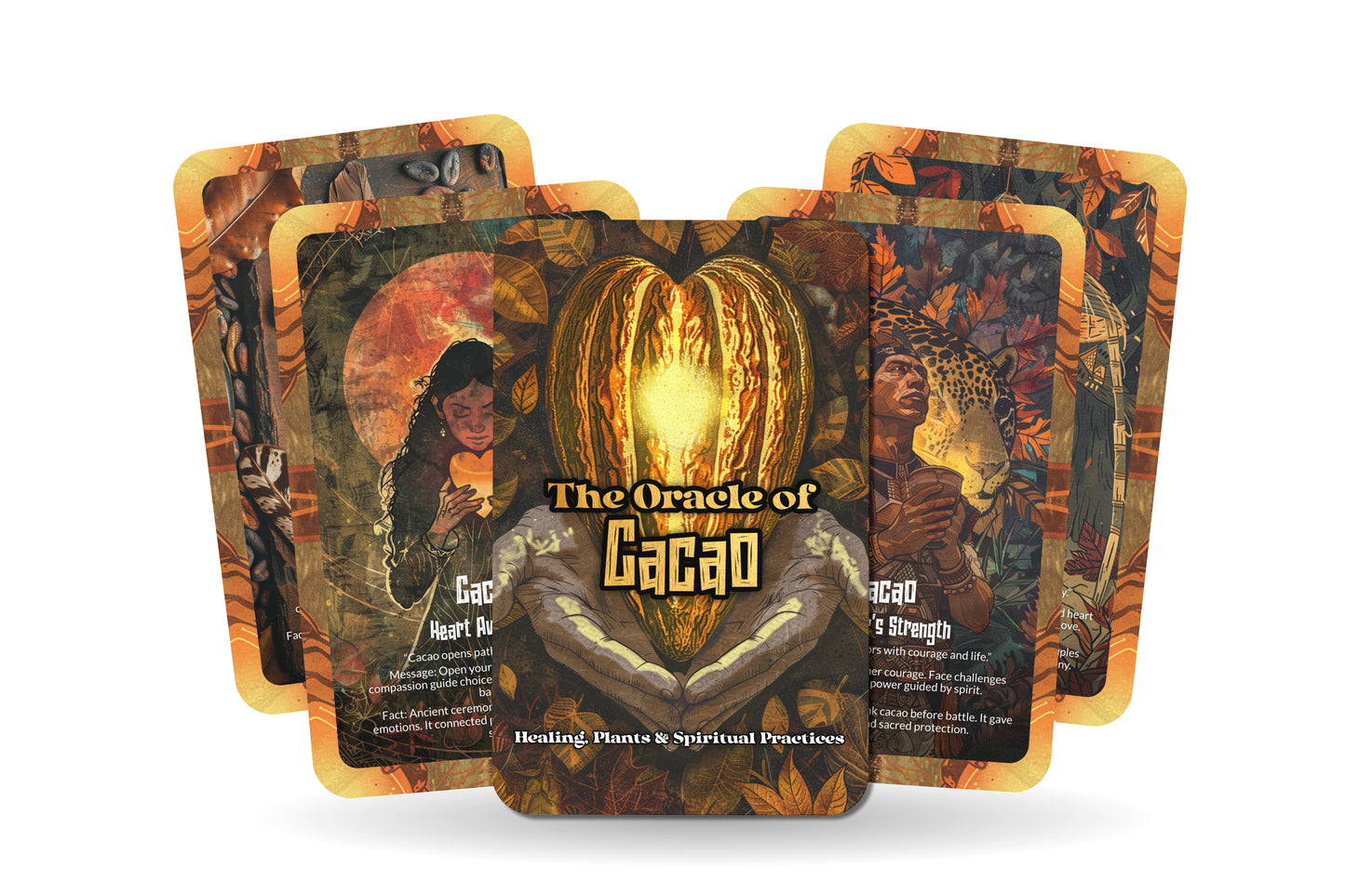 The Oracle of Cacao – A Heart Medicine Oracle Deck – 22 Oracle Cards – Sacred Food of the Gods