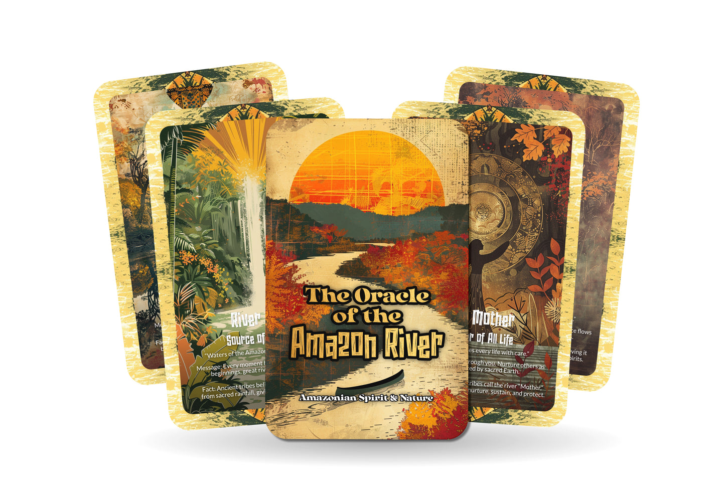 The Oracle of the Amazon River – A Flow of Life Oracle Deck – 22 Oracle Cards – Waters of Spirit & Transformation