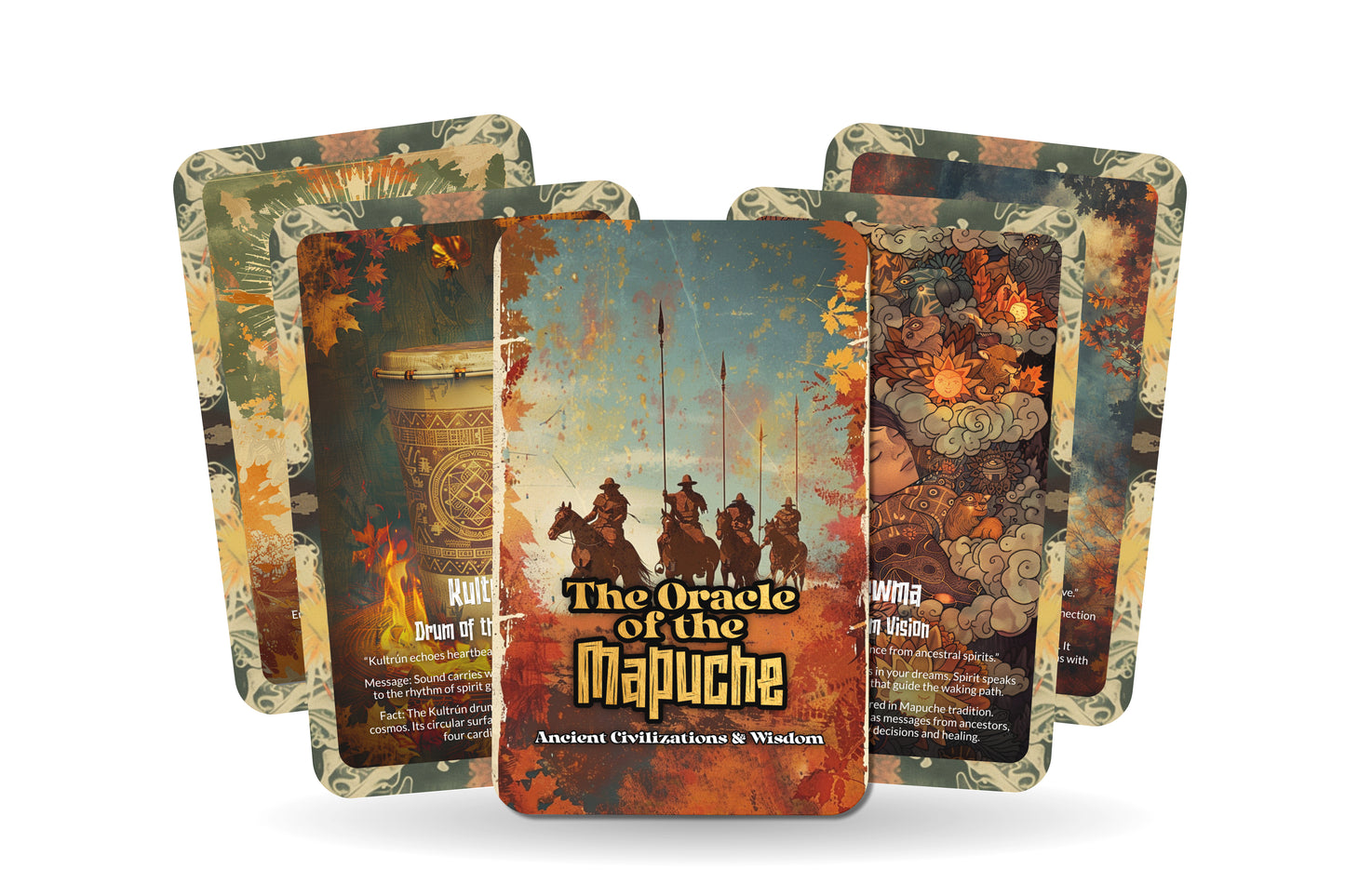 The Oracle of the Mapuche – A People of the Land Oracle Deck – 22 Oracle Cards – Keepers of Sacred Earth