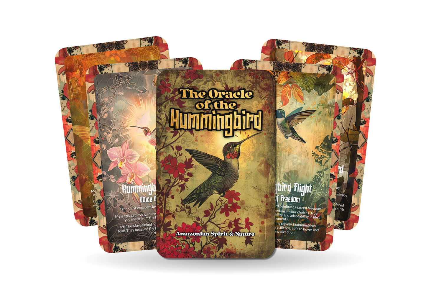 The Oracle of the Hummingbird – A Joy Oracle Deck – 22 Oracle Cards – Messengers of Sweetness & Spirit