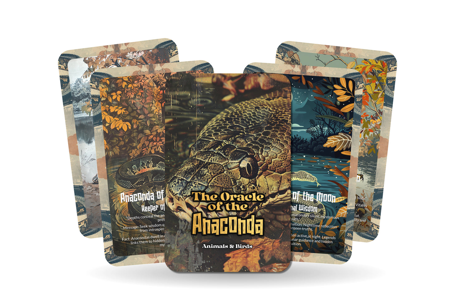 The Oracle of the Anaconda – A River Guardian Oracle Deck – 22 Oracle Cards – Spirit of Flow & Power