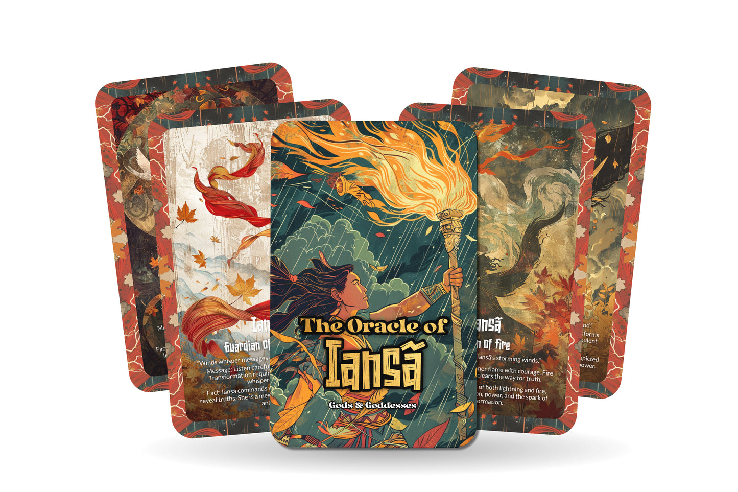 The Oracle of Iansã – A Storm Goddess Oracle Deck – 22 Oracle Cards – Mistress of Winds & Change