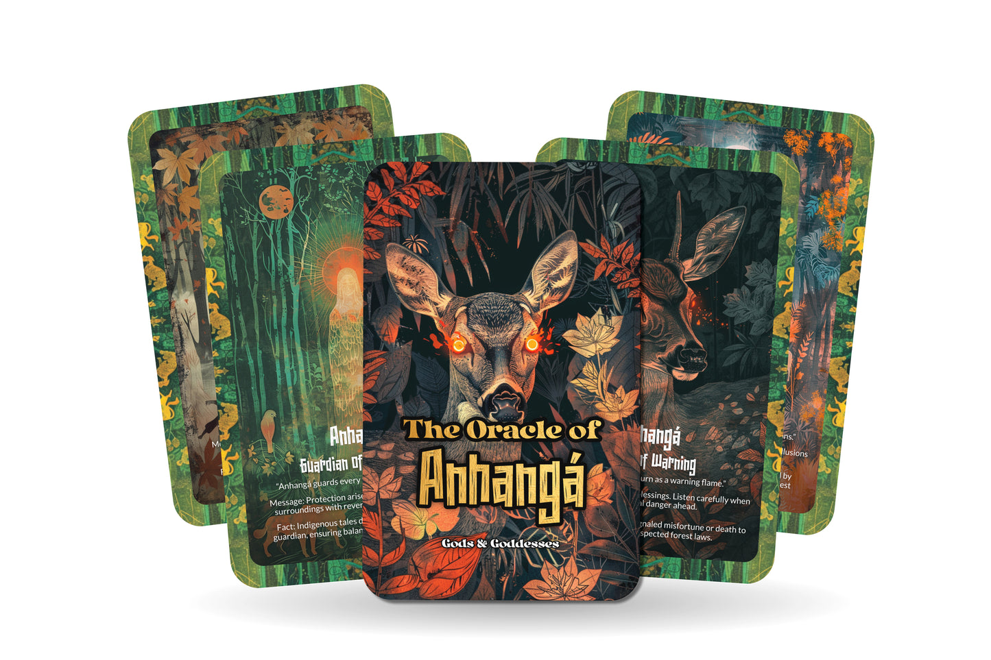 The Oracle of Anhangá – A Forest Spirit Oracle Deck – 22 Oracle Cards – Phantom Guardian of the Wild
