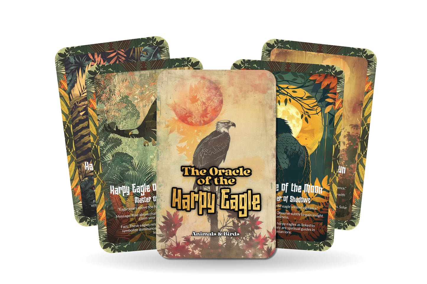 The Oracle of the Harpy Eagle – A Sky Ruler Oracle Deck – 22 Oracle Cards – Hunter of Vision & Majesty