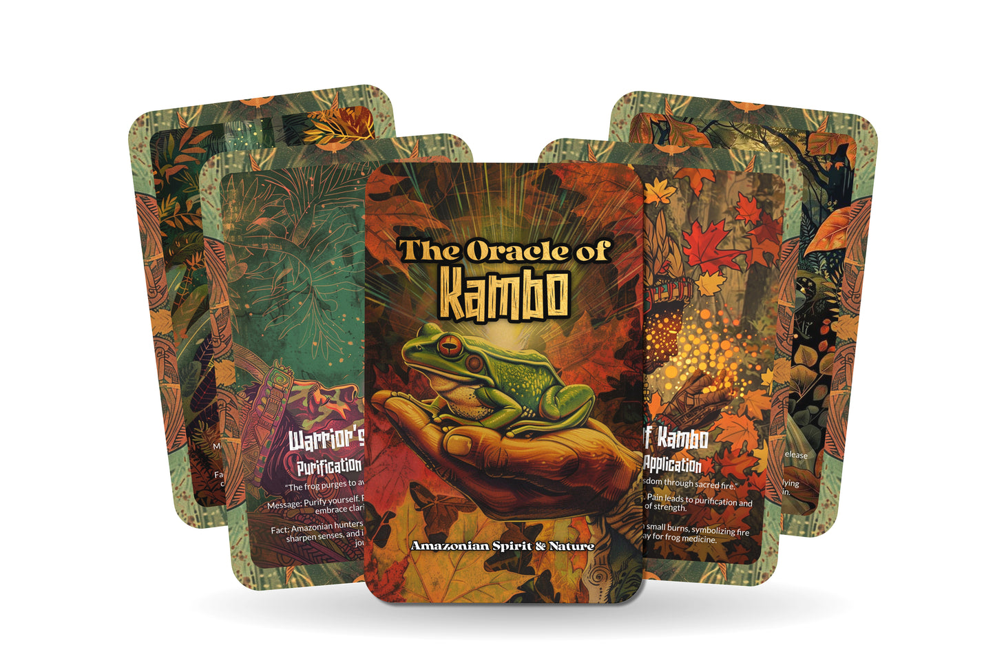 The Oracle of Kambo – A Sacred Frog Medicine Oracle Deck – 22 Oracle Cards – Purification & Spirit Cleansing
