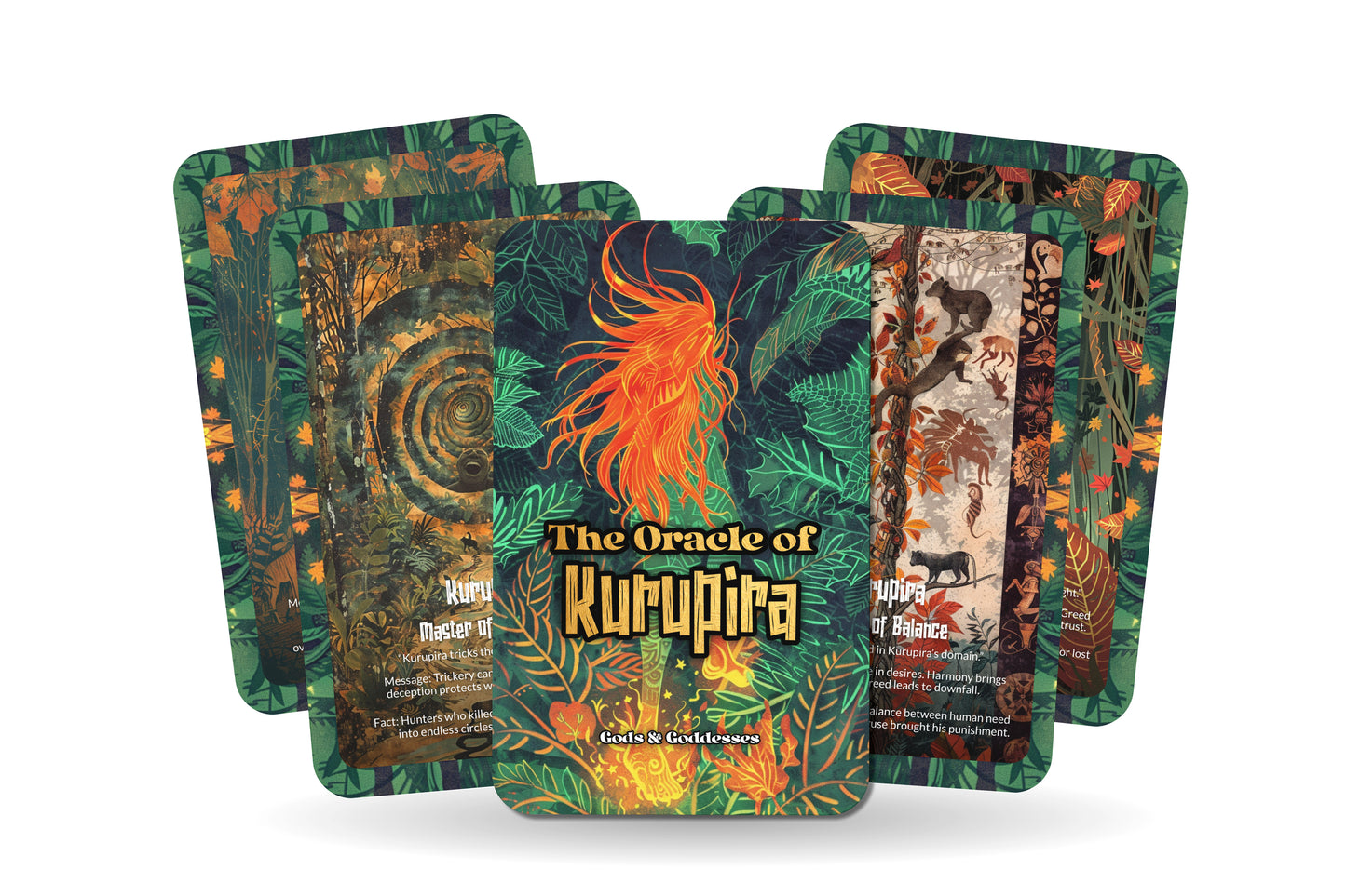 The Oracle of Kurupira – A Jungle Trickster Oracle Deck – 22 Oracle Cards – Protector of the Amazon