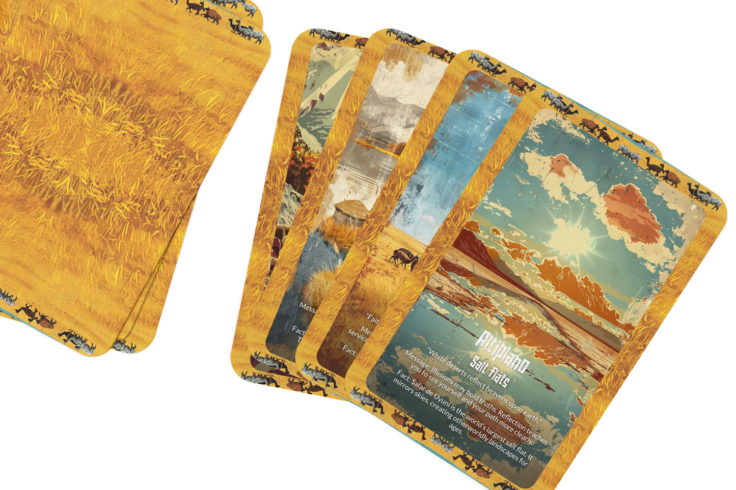 The Oracle of the Altiplano – A High Plains Oracle Deck – 22 Oracle Cards – Spirit of the Andean Plateau