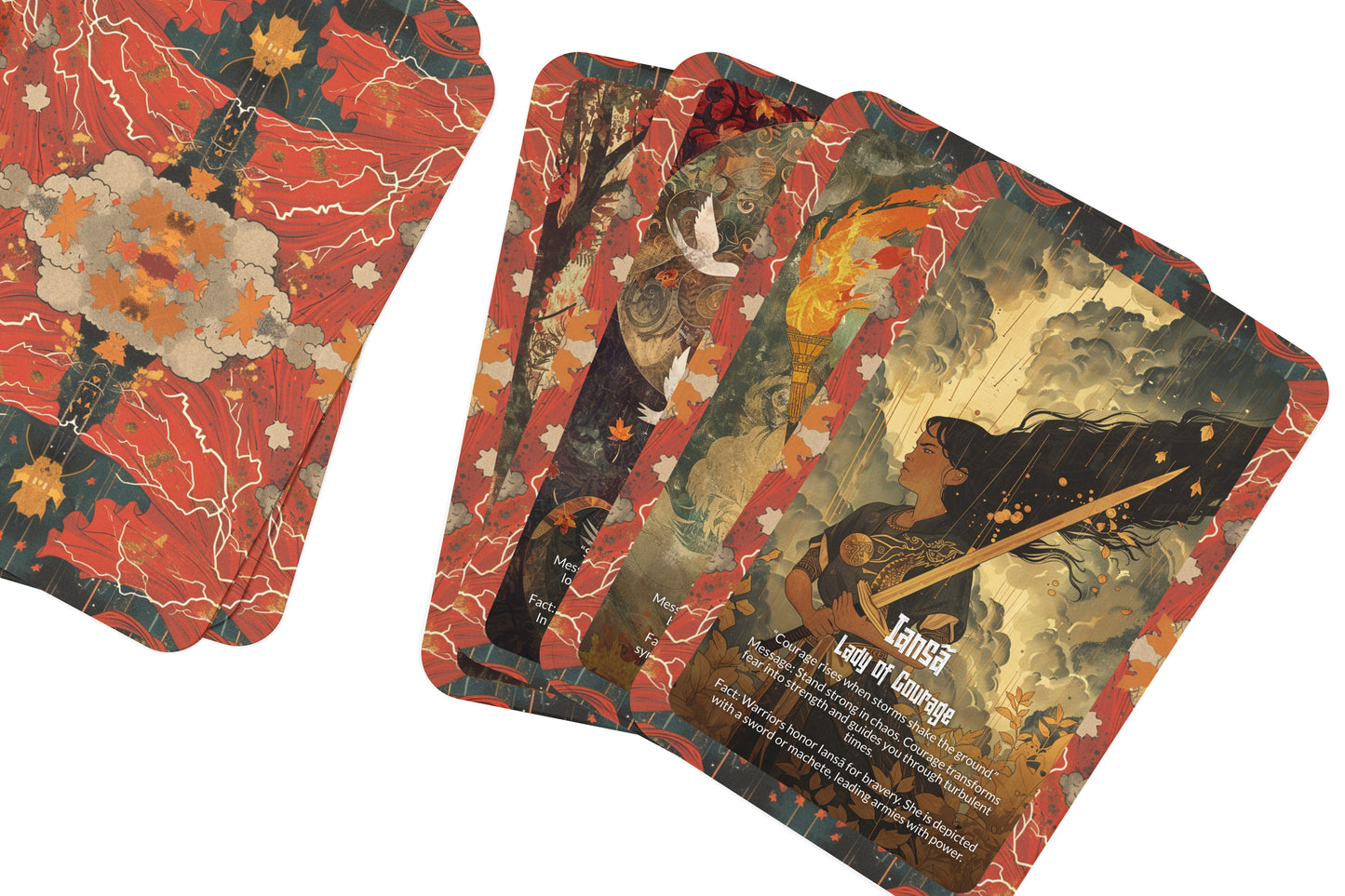 The Oracle of Iansã – A Storm Goddess Oracle Deck – 22 Oracle Cards – Mistress of Winds & Change