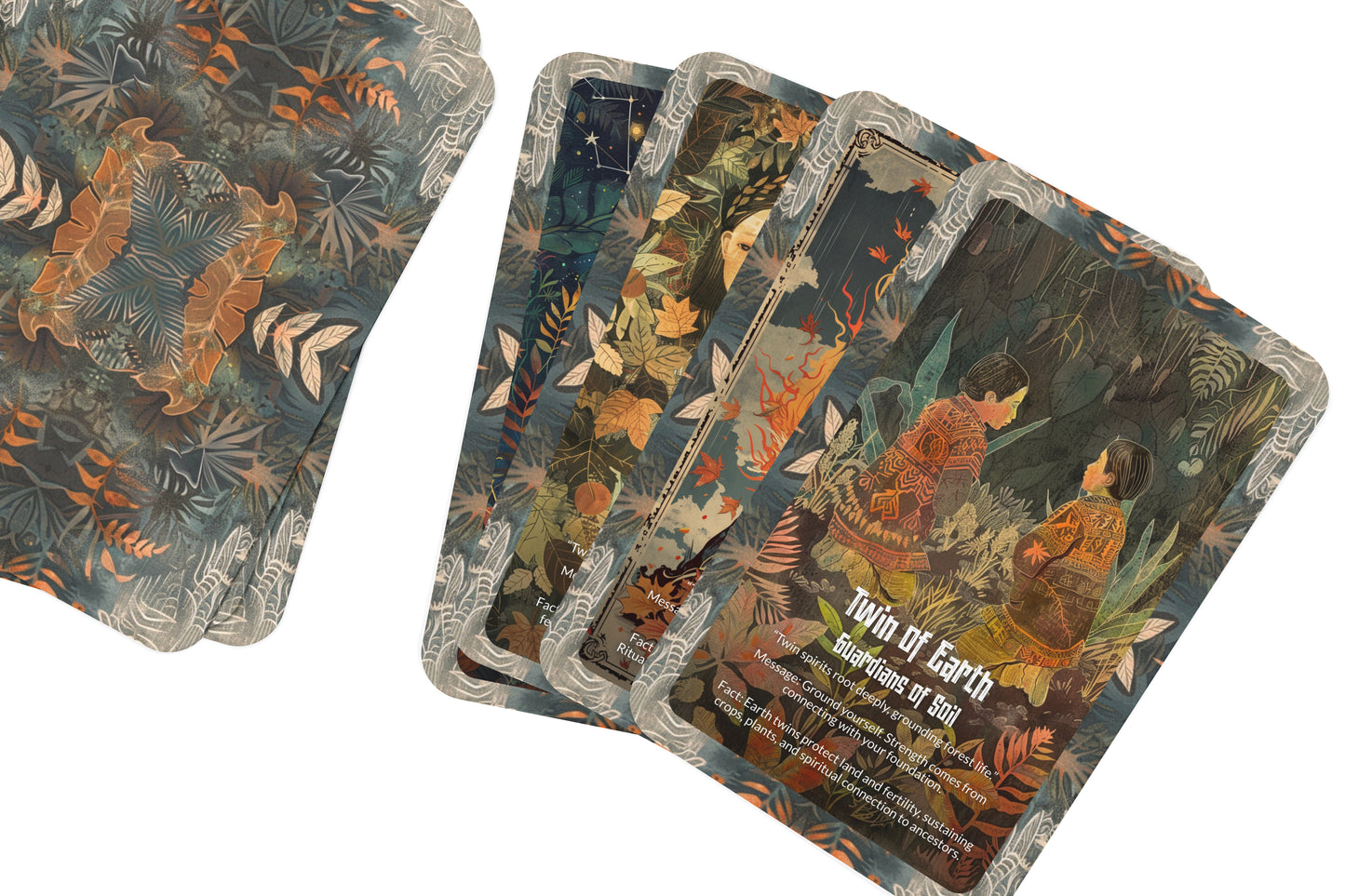 The Oracle of Sacred Twins – A Duality Oracle Deck – 22 Oracle Cards – Balance of Shadow & Light