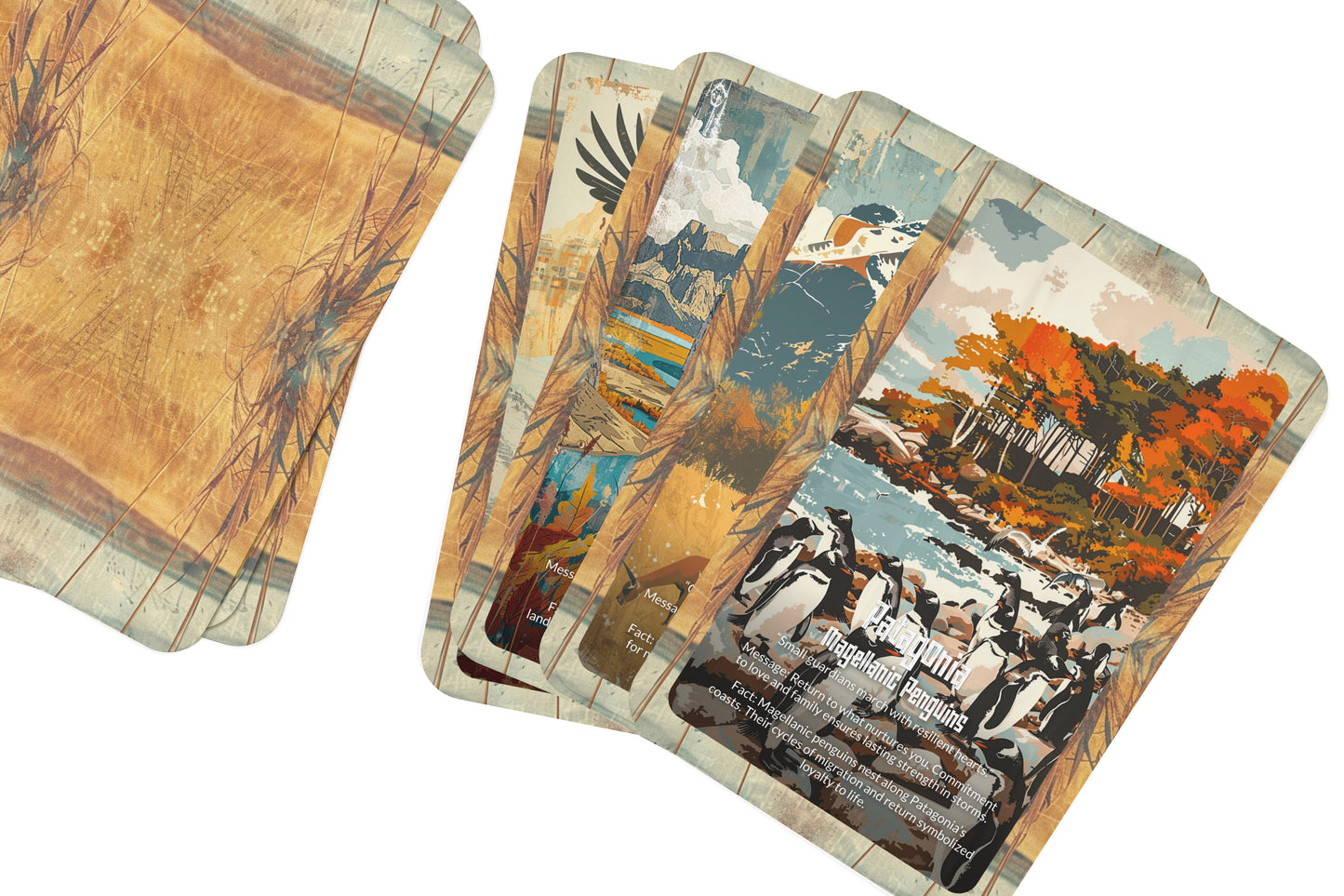 The Oracle of Patagonia – A Wilderness Oracle Deck – 22 Oracle Cards – Lands of Ice, Wind & Fire