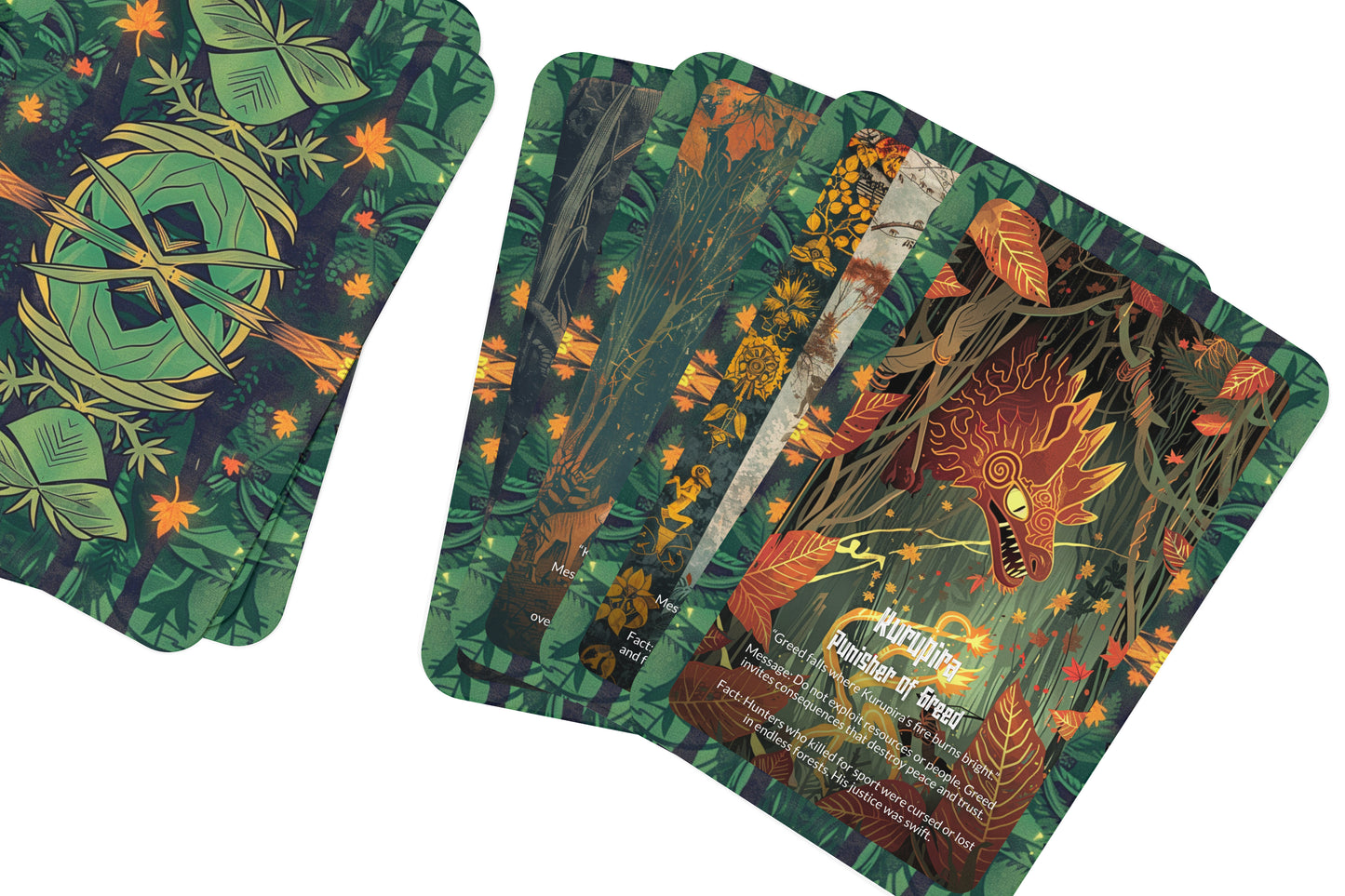 The Oracle of Kurupira – A Jungle Trickster Oracle Deck – 22 Oracle Cards – Protector of the Amazon