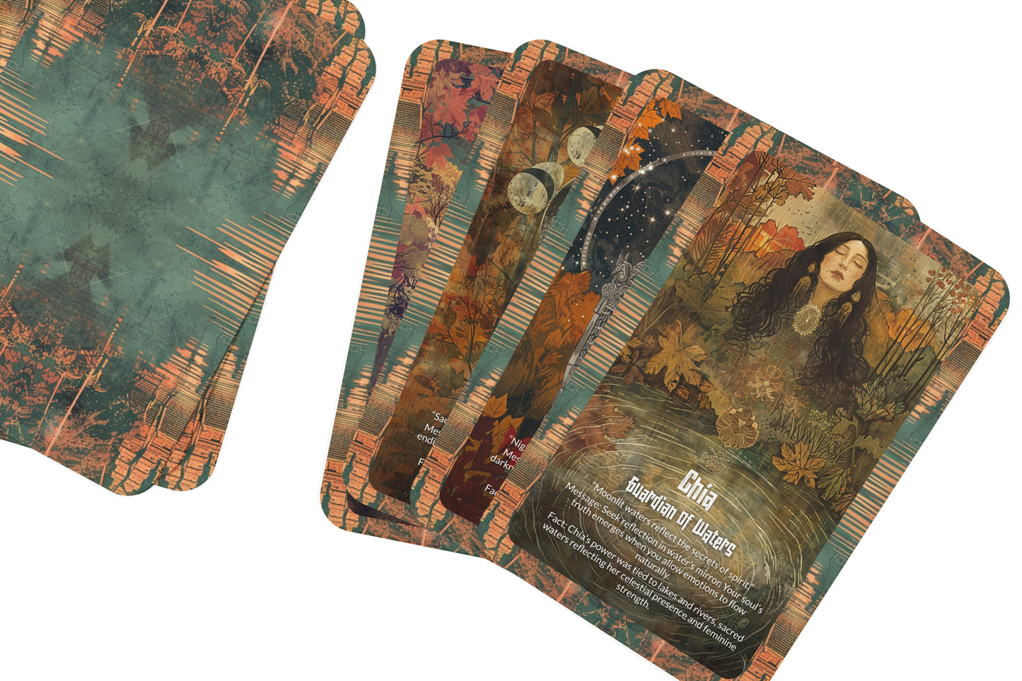 The Oracle of Chía – A Moon Goddess Oracle Deck – 22 Oracle Cards – Radiance of Night & Love