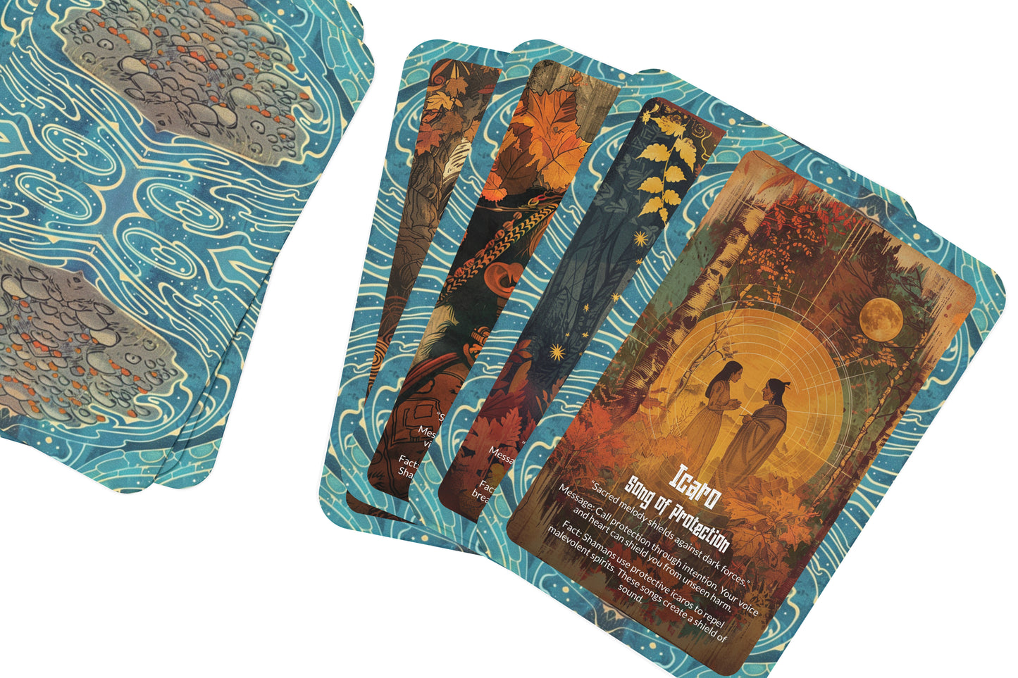 The Oracle of Amazonian Songs – A Jungle Rhythm Oracle Deck – 22 Oracle Cards – Spirit Chants of the Rainforest