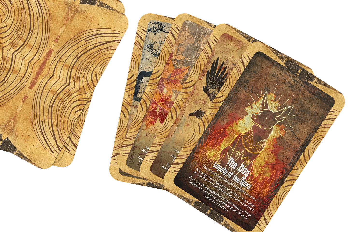 The Oracle of the Nazca Lines – A Sacred Geometry Oracle Deck – 22 Oracle Cards – Mysteries Etched in Desert Sands