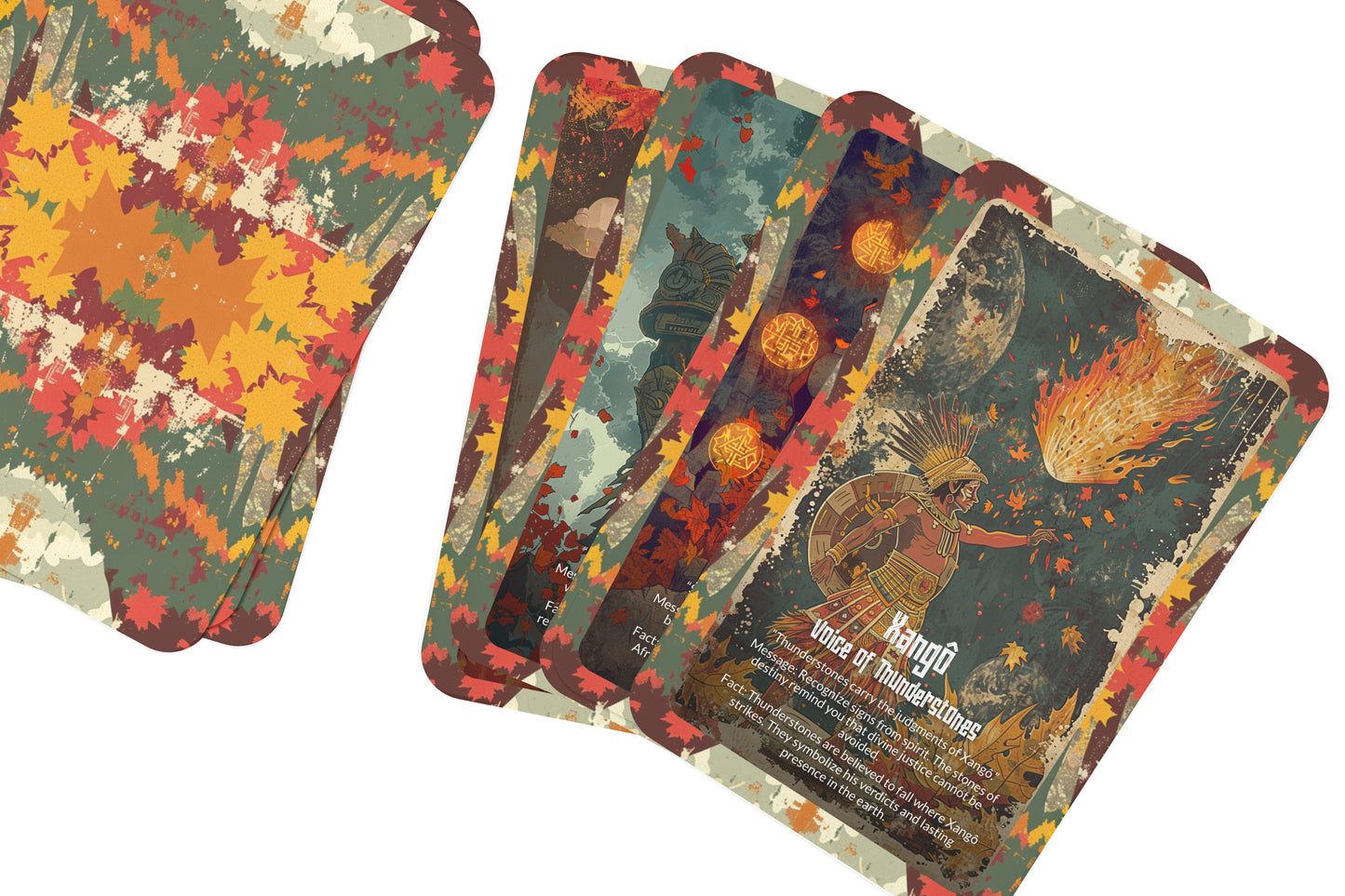 The Oracle of Xangô – A Justice God Oracle Deck – 22 Oracle Cards – Wielder of Thunder & Balance