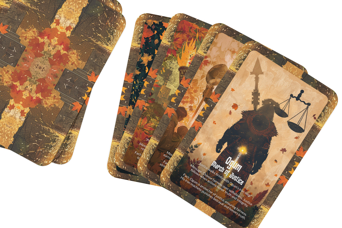 The Oracle of Ogum – A Warrior God Oracle Deck – 22 Oracle Cards – Spirit of Iron & Victory