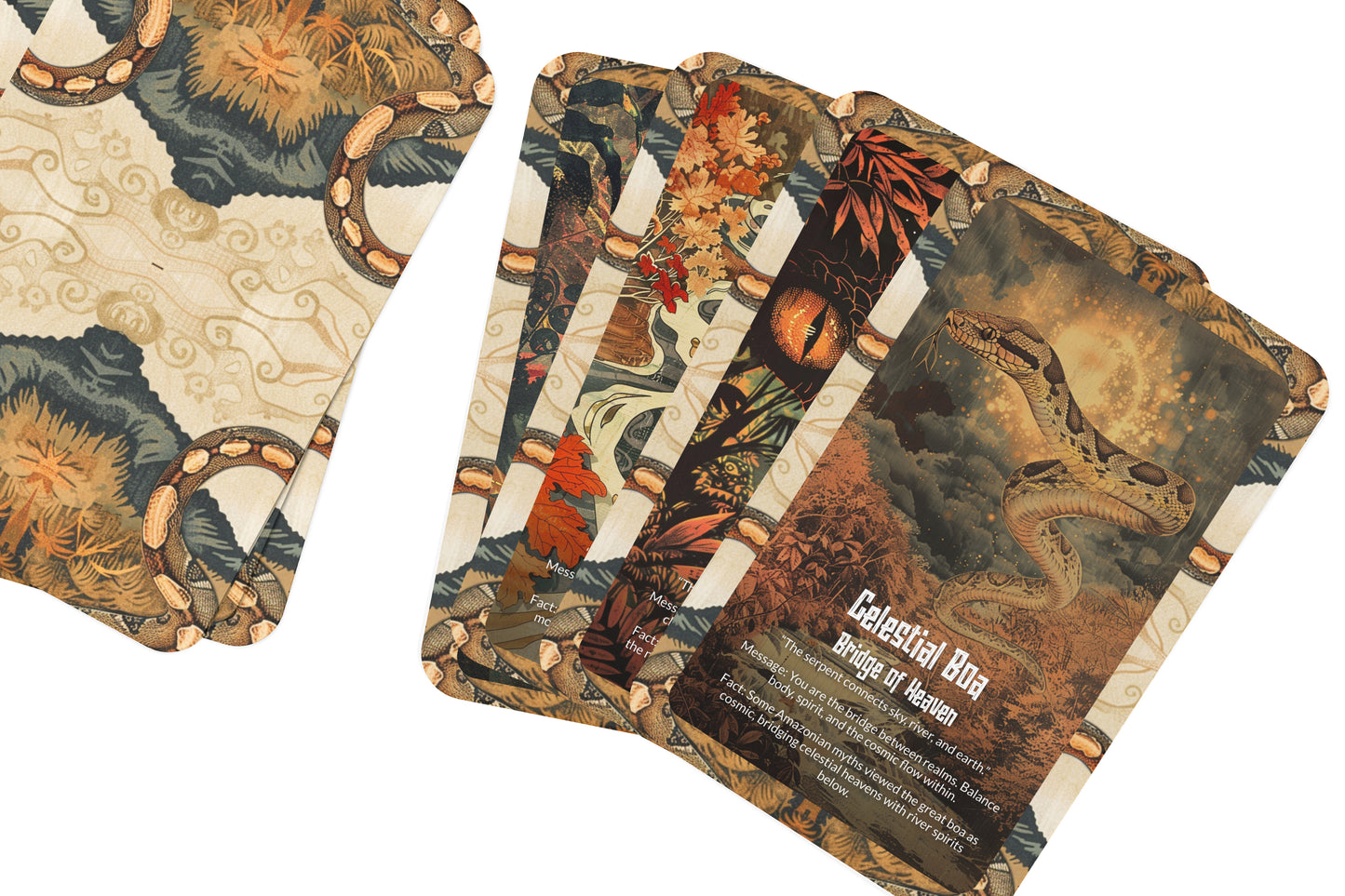 The Oracle of the Boa Serpent – A Primal Power Oracle Deck – 22 Oracle Cards – Keeper of Ancient Mysteries
