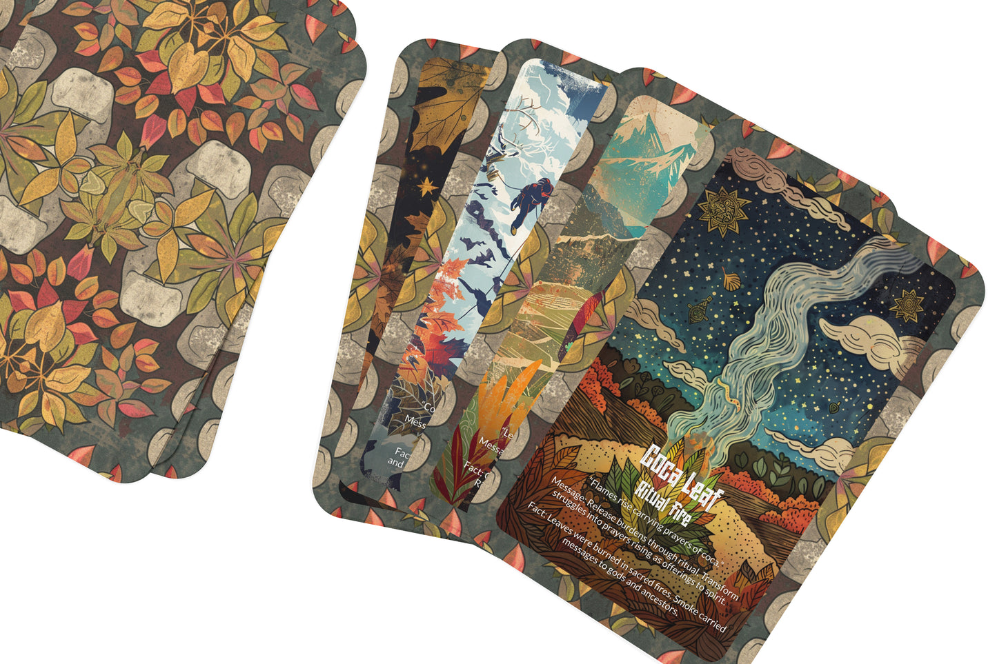 The Oracle of the Coca Leaf – A Divination Oracle Deck – 22 Oracle Cards – Ancestral Medicine & Sacred Offerings