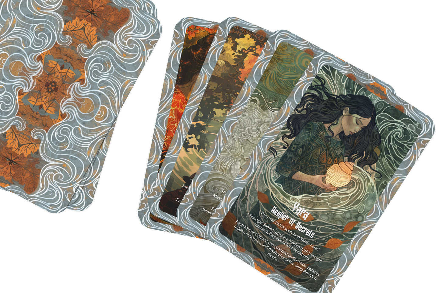 The Oracle of Yara – A River Goddess Oracle Deck – 22 Oracle Cards – Enchantress of Waters & Songs
