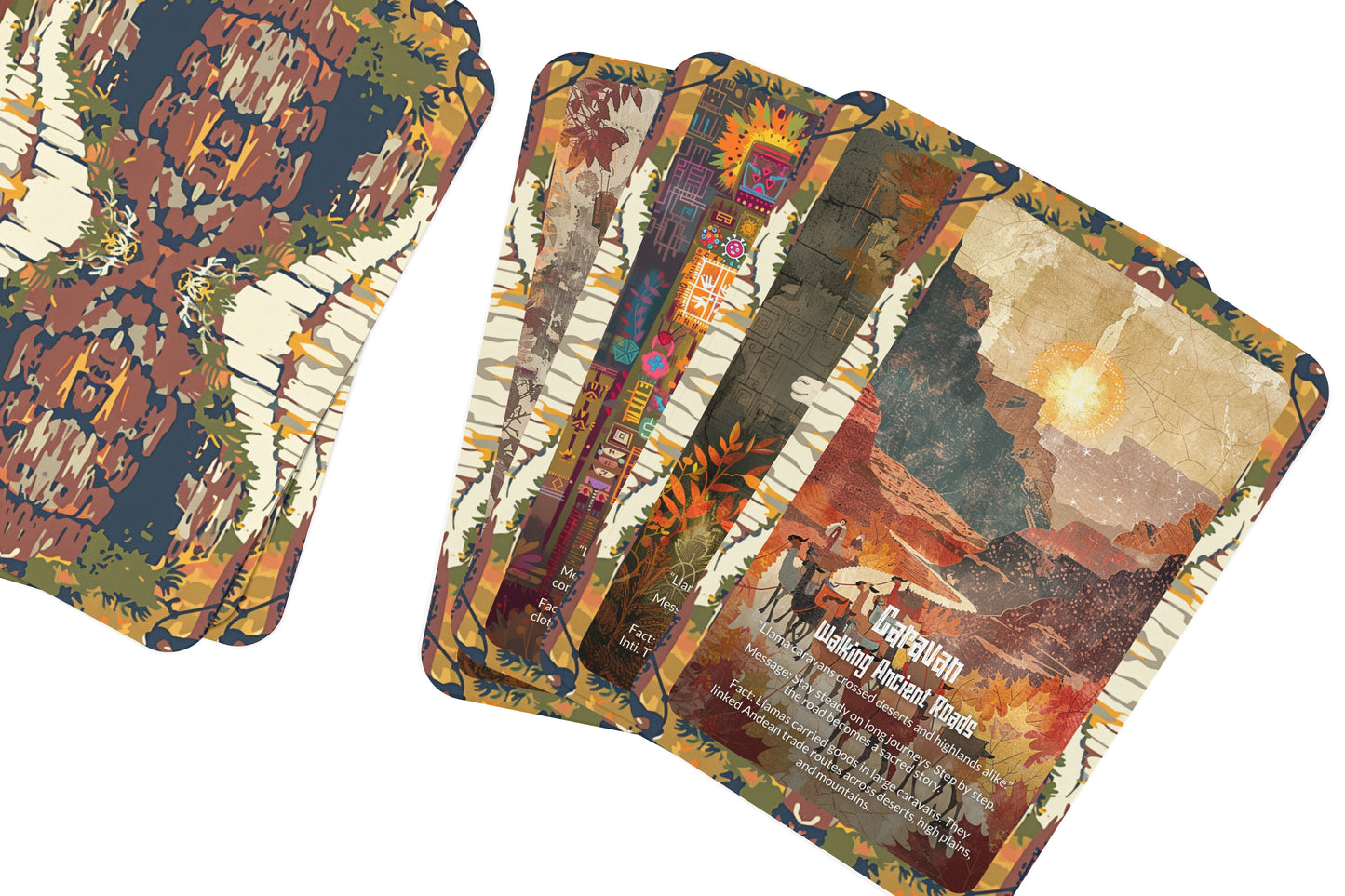 The Oracle of the Llama – A Sacred Carrier Oracle Deck – 22 Oracle Cards – Protector of the Andean Path