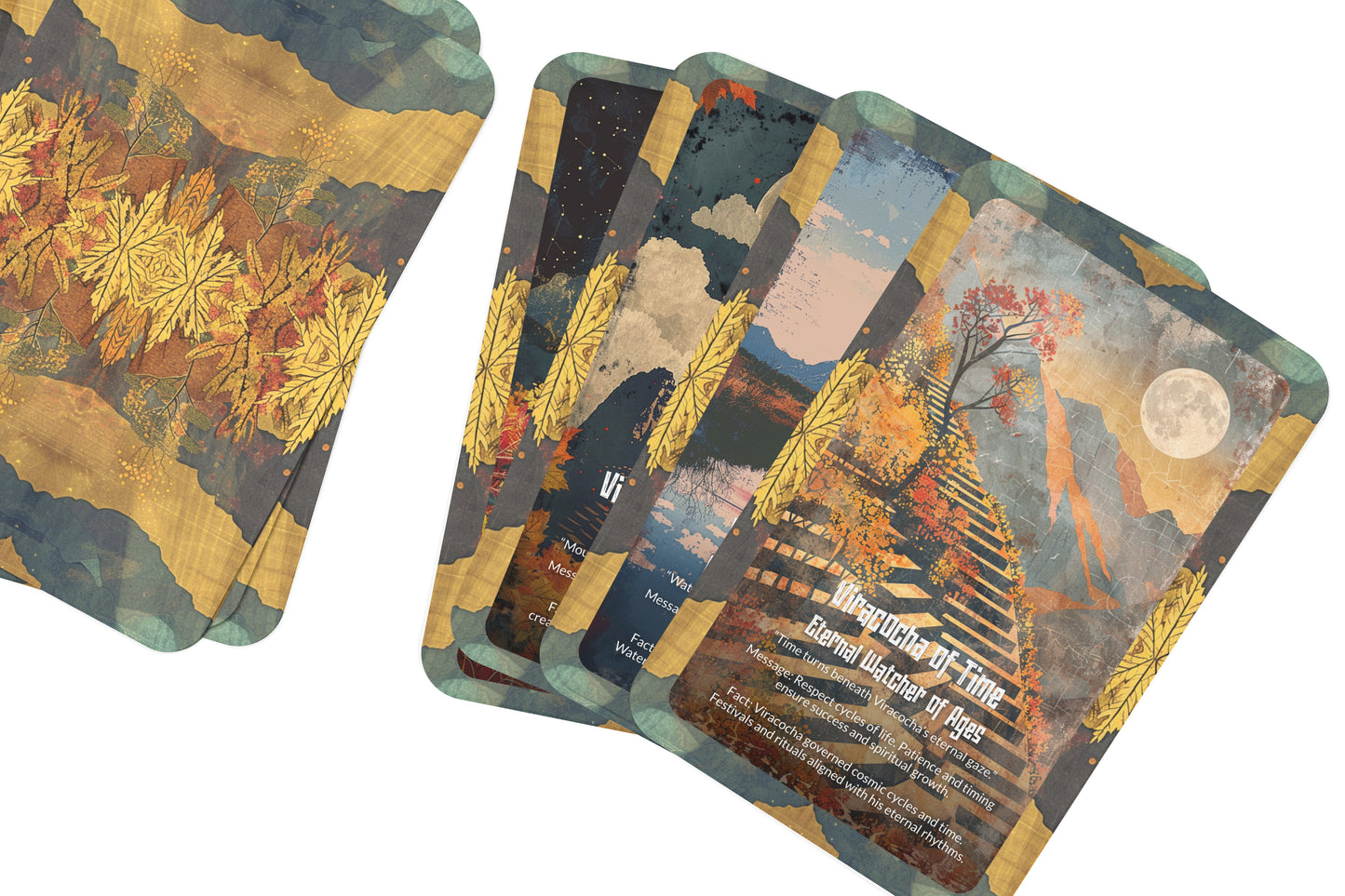 The Oracle of Viracocha – A Creator God Oracle Deck – 22 Oracle Cards – Maker of Earth & Sky