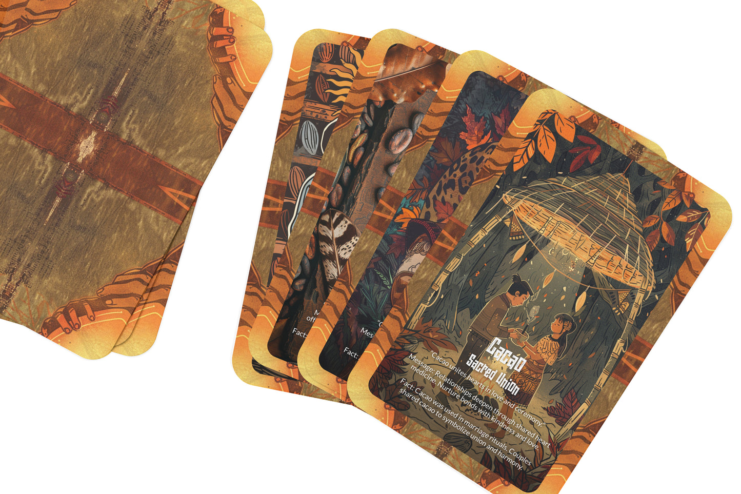 The Oracle of Cacao – A Heart Medicine Oracle Deck – 22 Oracle Cards – Sacred Food of the Gods
