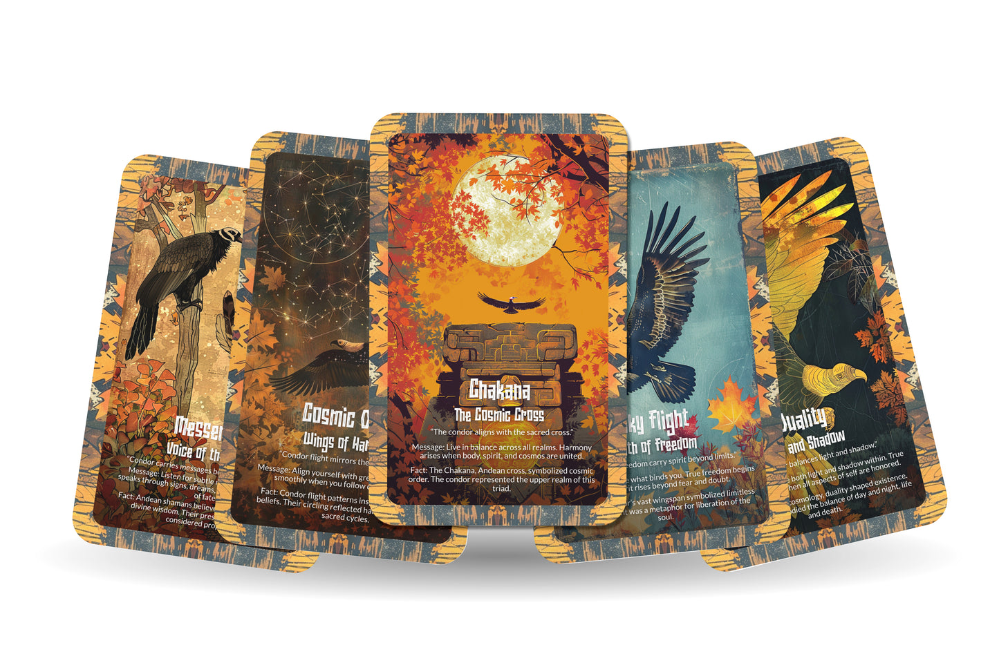 The Oracle of the Sacred Condor – A Sky Guardian Oracle Deck – 22 Oracle Cards – Messenger of the Andean Gods