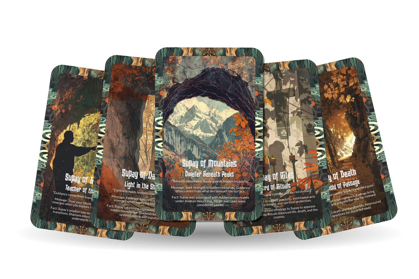 The Oracle of Supay – An Underworld Oracle Deck – 22 Oracle Cards – Keeper of Death & Darkness