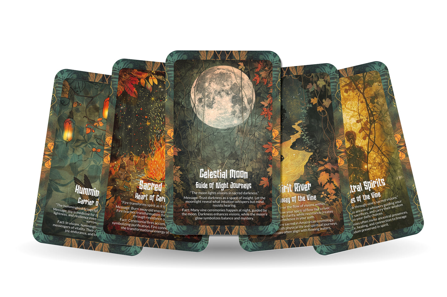 The Oracle of the Visionary Vine – A Sacred Plant Oracle Deck – 22 Oracle Cards – Portals of Higher Consciousness