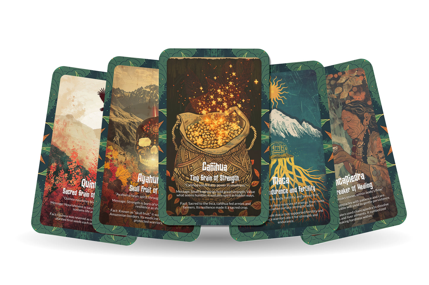 The Oracle of Andean Herbs – A Mountain Medicine Oracle Deck – 22 Oracle Cards – Ancient Remedies of the Highlands