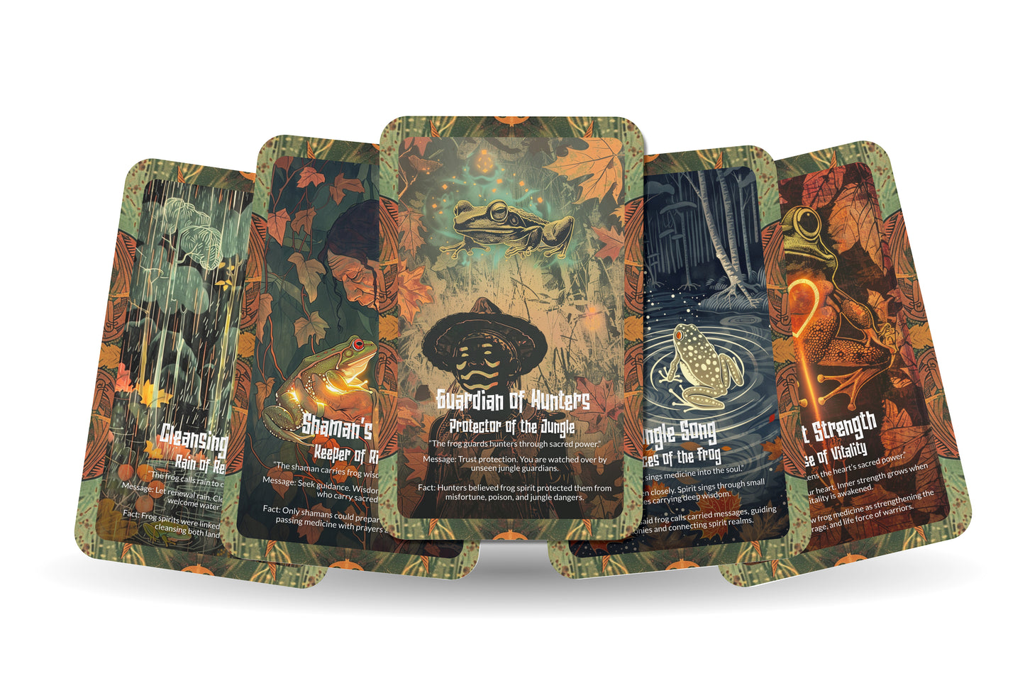 The Oracle of Kambo – A Sacred Frog Medicine Oracle Deck – 22 Oracle Cards – Purification & Spirit Cleansing
