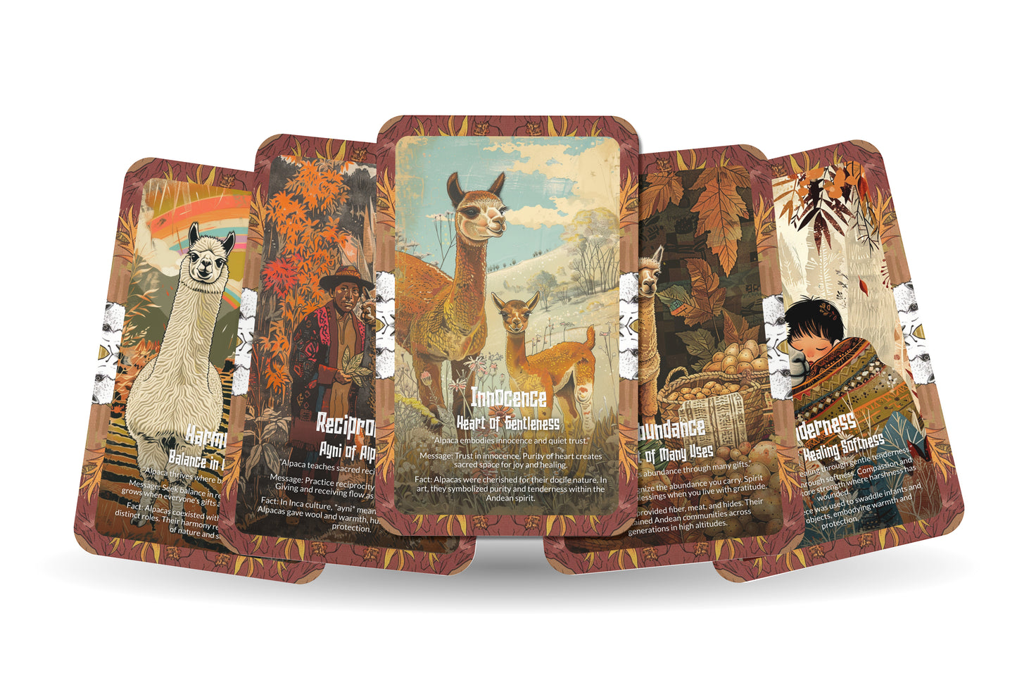 The Oracle of the Alpaca – A Gentle Spirit Oracle Deck – 22 Oracle Cards – Guardian of Andean Harmony