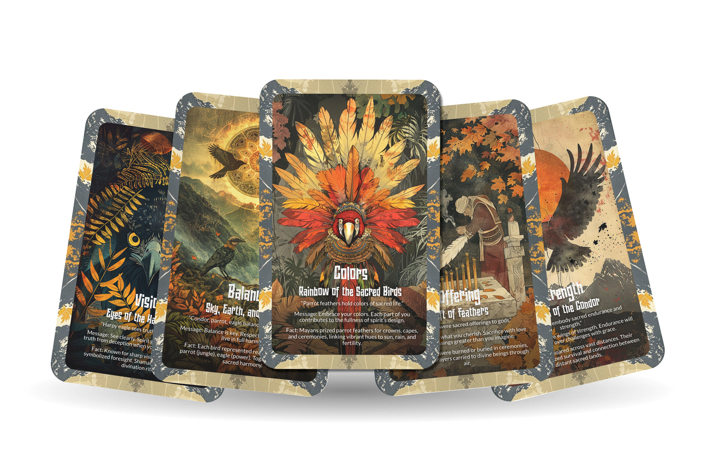 The Oracle of Sacred Feathers – A Spirit Flight Oracle Deck – 22 Oracle Cards – Messages of Winged Allies