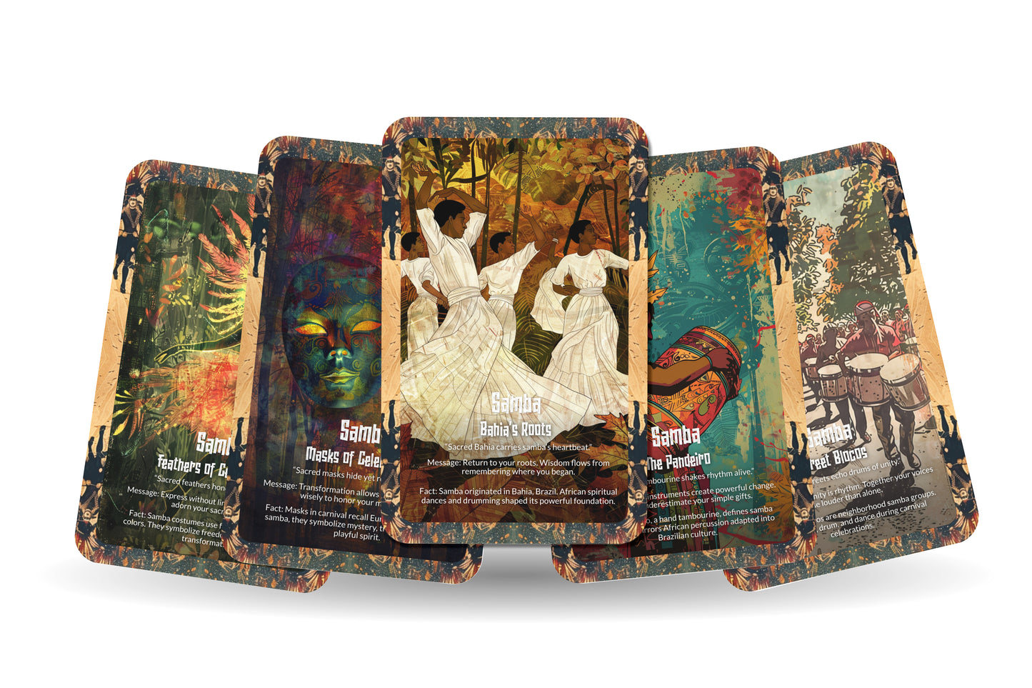 The Oracle of Capoeira – A Warrior Dance Oracle Deck – 22 Oracle Cards – Sacred Martial Rhythms of Brazil