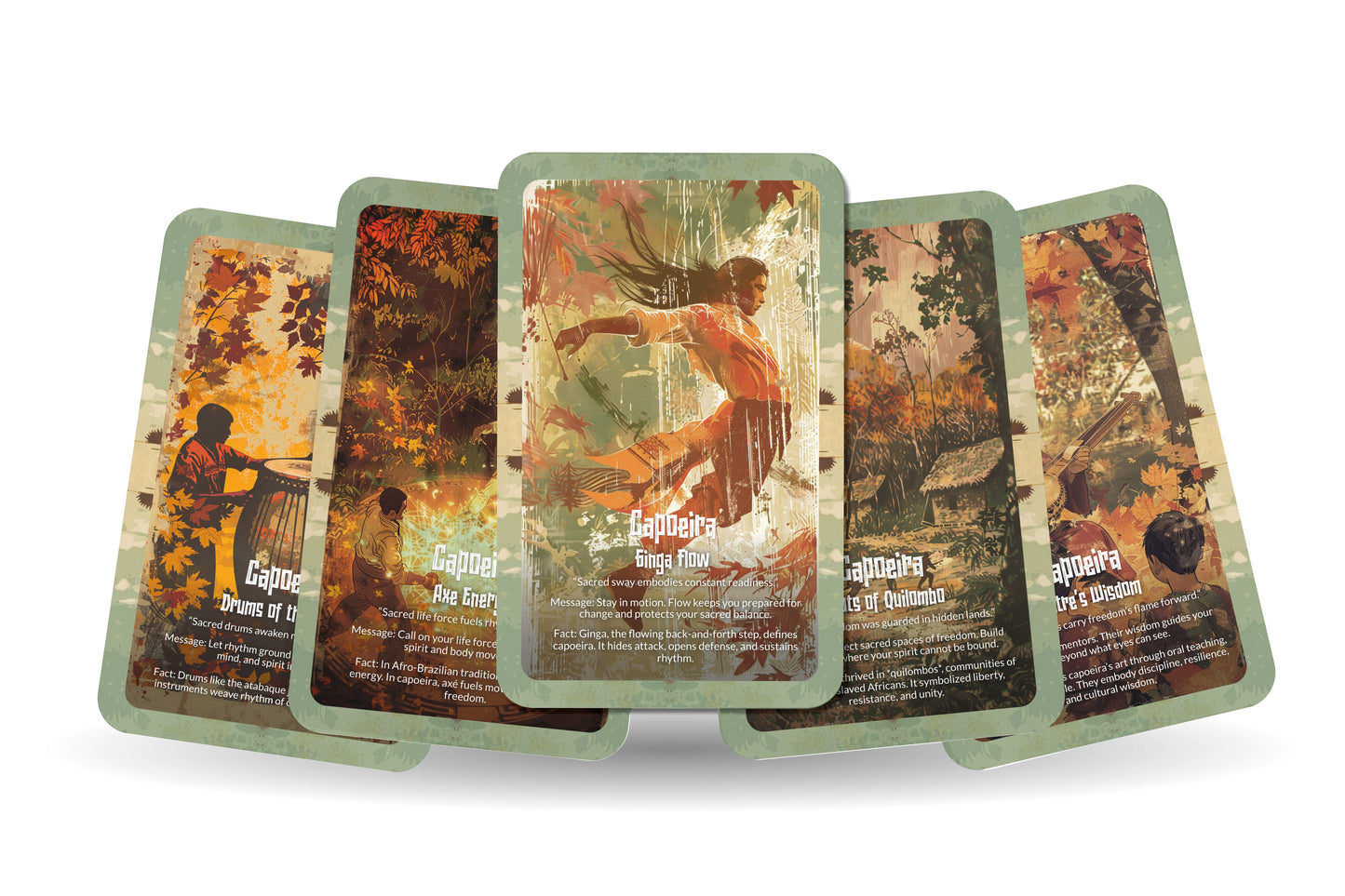 The Oracle of Samba – A Festival Oracle Deck – 22 Oracle Cards – Joyful Beats of Carnival Fire