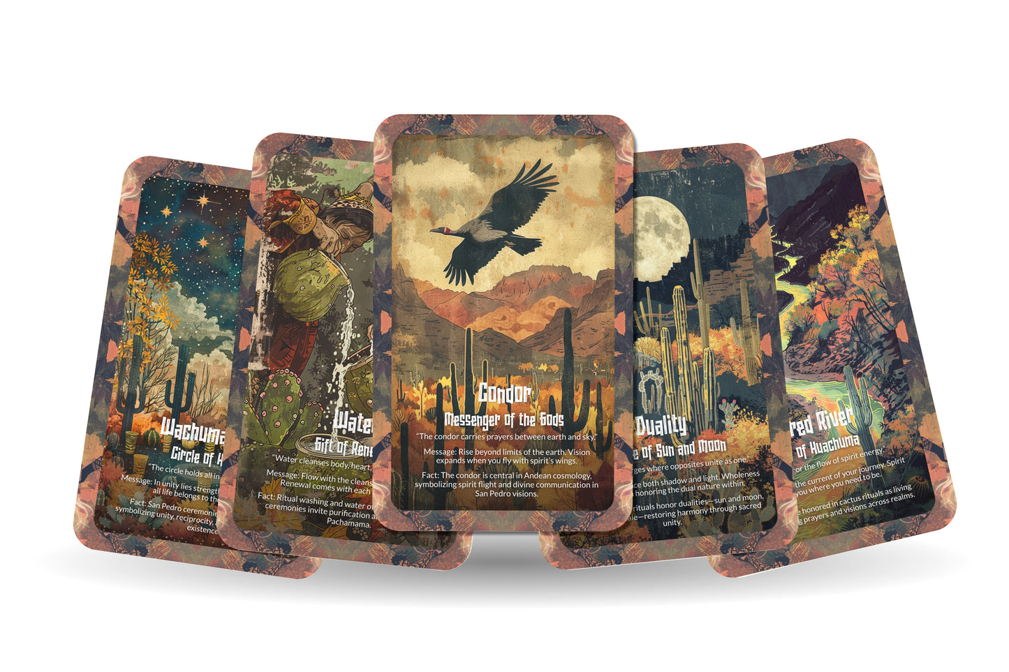 The Oracle of San Pedro – A Healing Cactus Oracle Deck – 22 Oracle Cards – Heart Awakening & Spiritual Vision