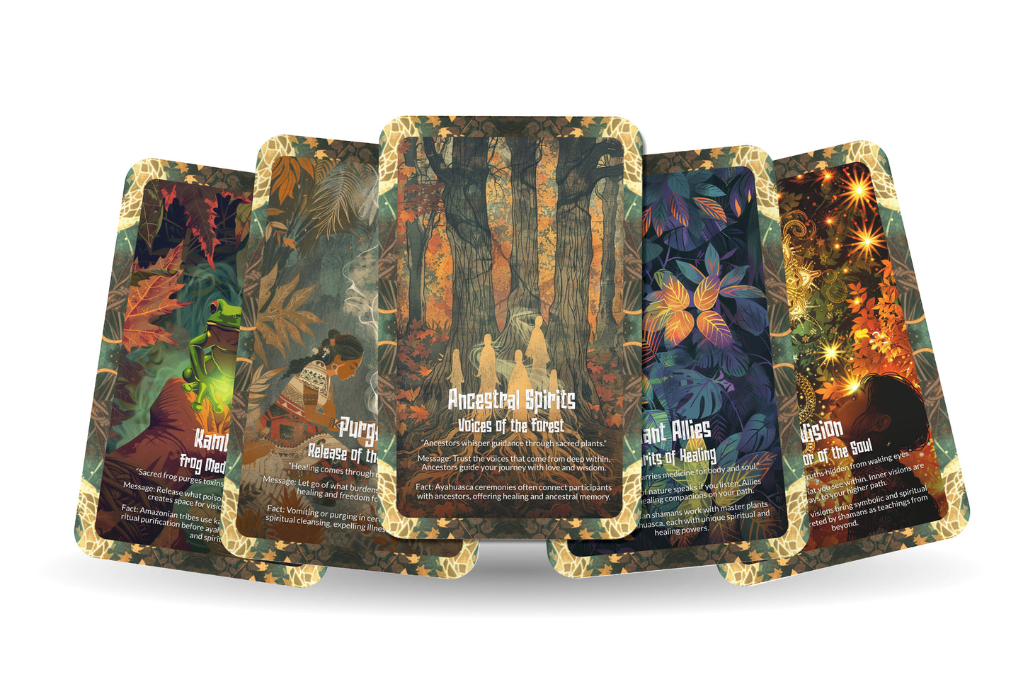 The Oracle of Ayahuasca – A Plant Spirit Oracle Deck – 22 Oracle Cards – Visions from the Vine of Souls