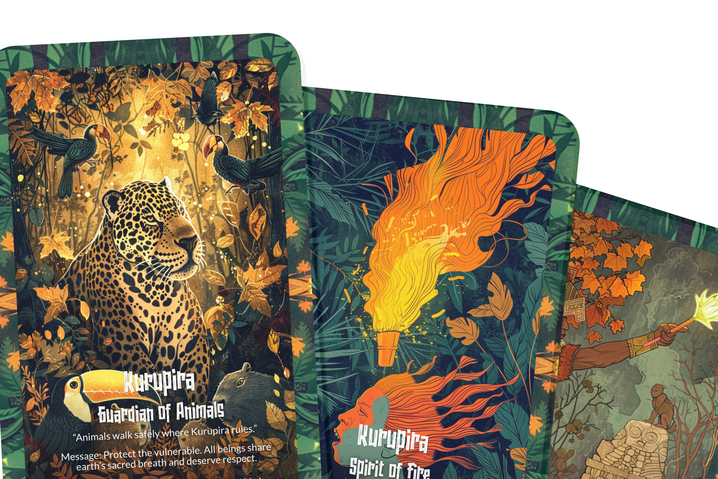 The Oracle of Kurupira – A Jungle Trickster Oracle Deck – 22 Oracle Cards – Protector of the Amazon
