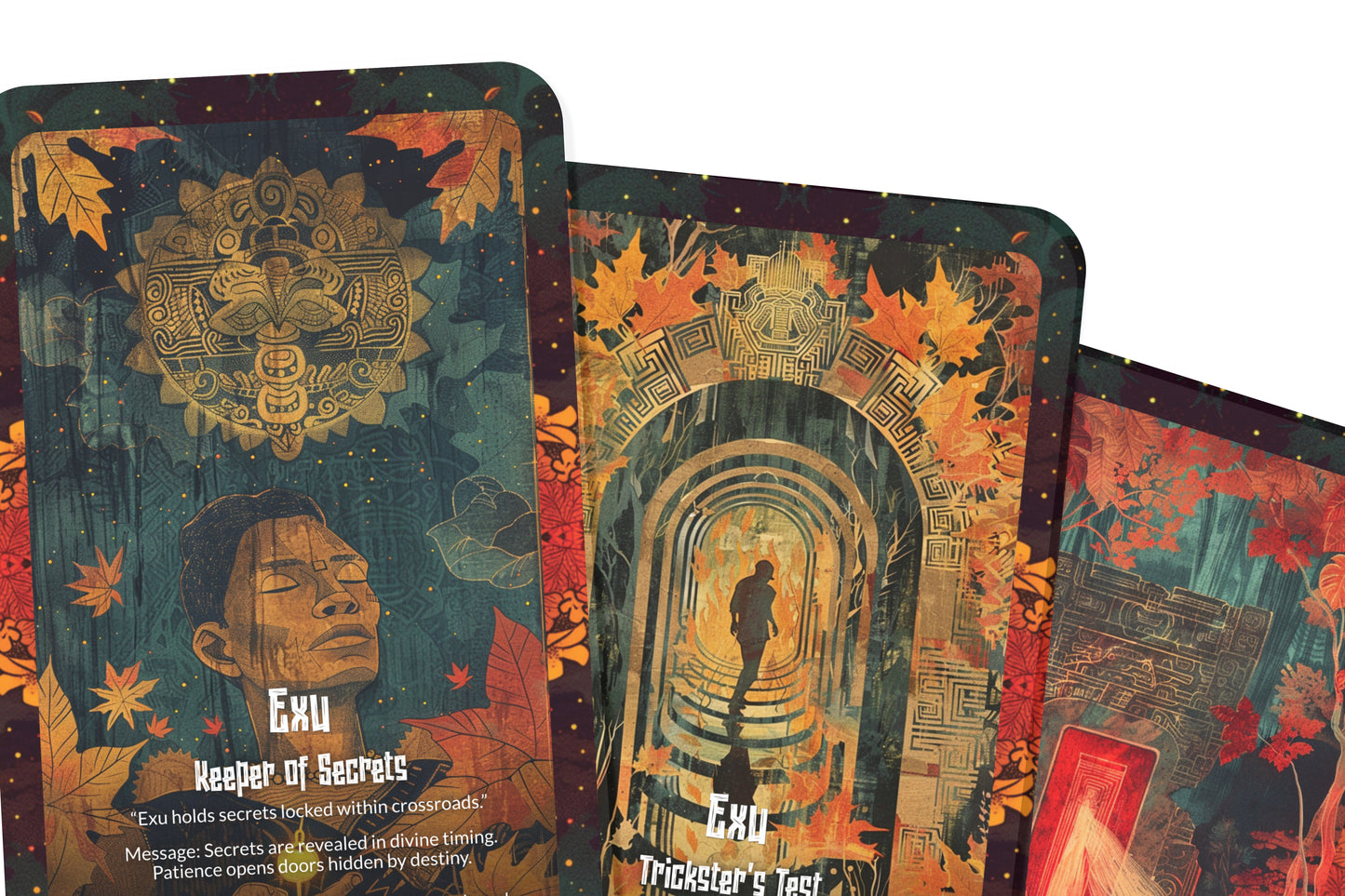 The Oracle of Exu – A Messenger God Oracle Deck – 22 Oracle Cards – Guardian of Roads & Destiny