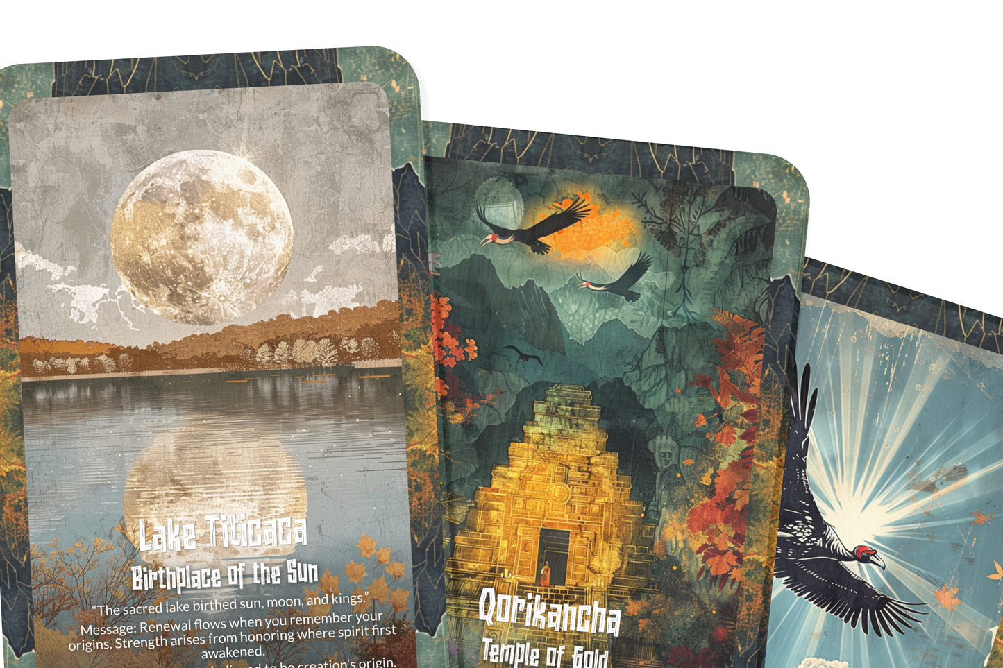 The Oracle of the Incas – An Ancestral Prophecy Oracle Deck – 22 Oracle Cards – Guardians of Cosmic Order