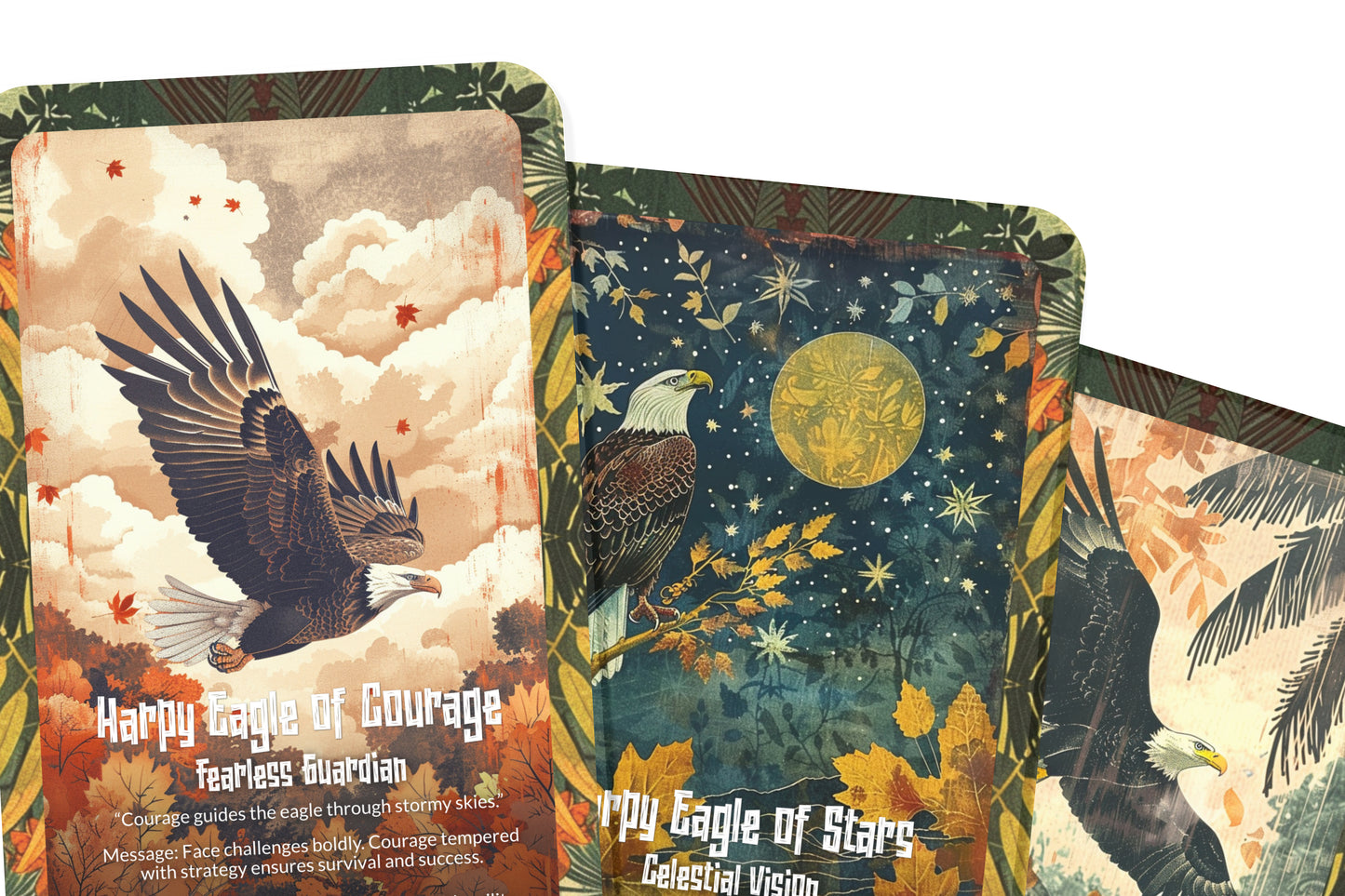 The Oracle of the Harpy Eagle – A Sky Ruler Oracle Deck – 22 Oracle Cards – Hunter of Vision & Majesty