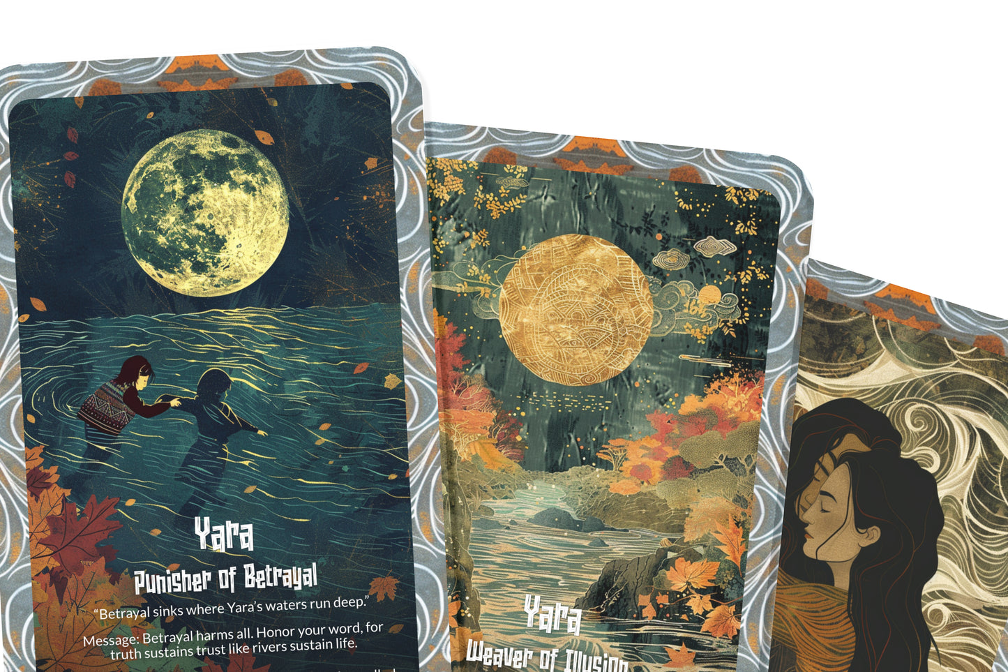 The Oracle of Yara – A River Goddess Oracle Deck – 22 Oracle Cards – Enchantress of Waters & Songs