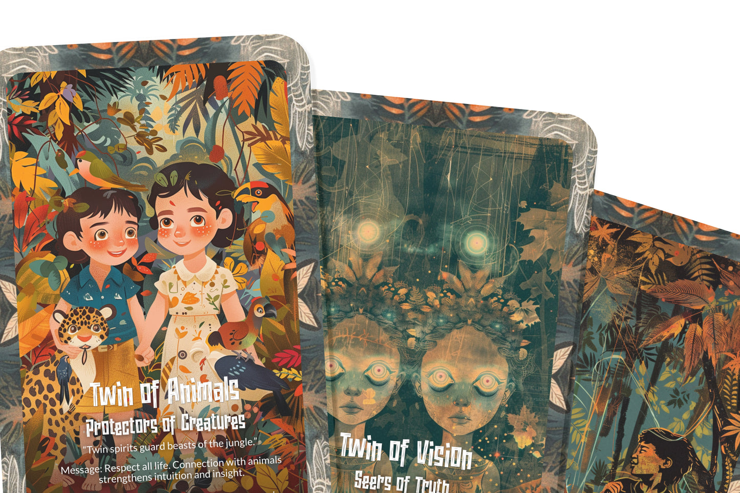 The Oracle of Sacred Twins – A Duality Oracle Deck – 22 Oracle Cards – Balance of Shadow & Light