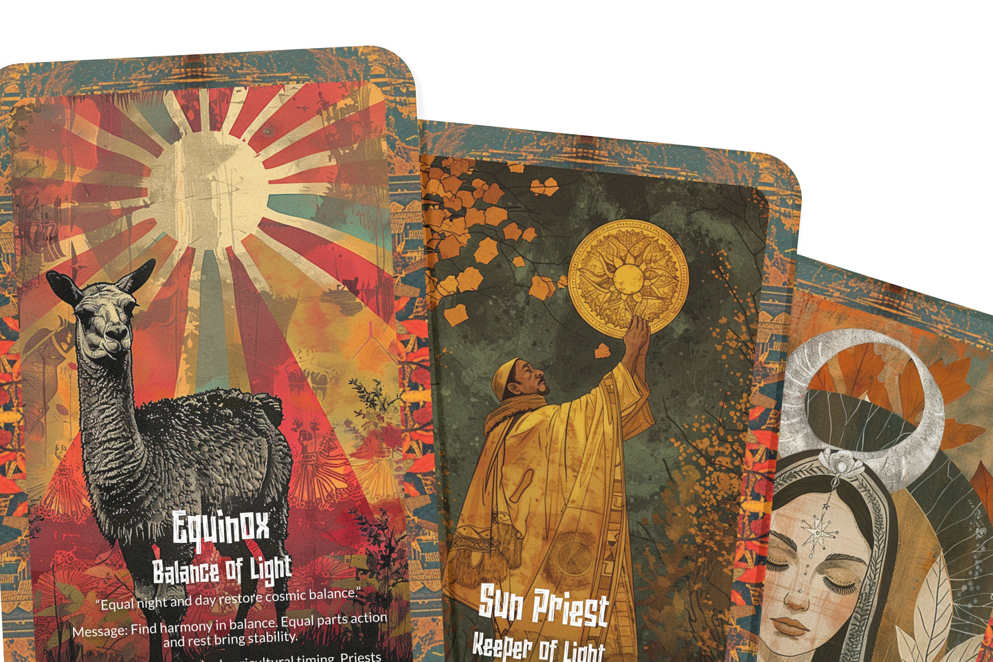 The Oracle of the Sun & Moon – A Celestial Harmony Oracle Deck – 22 Oracle Cards – Eternal Balance of Light & Shadow