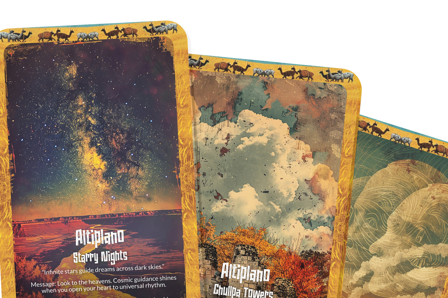 The Oracle of the Altiplano – A High Plains Oracle Deck – 22 Oracle Cards – Spirit of the Andean Plateau