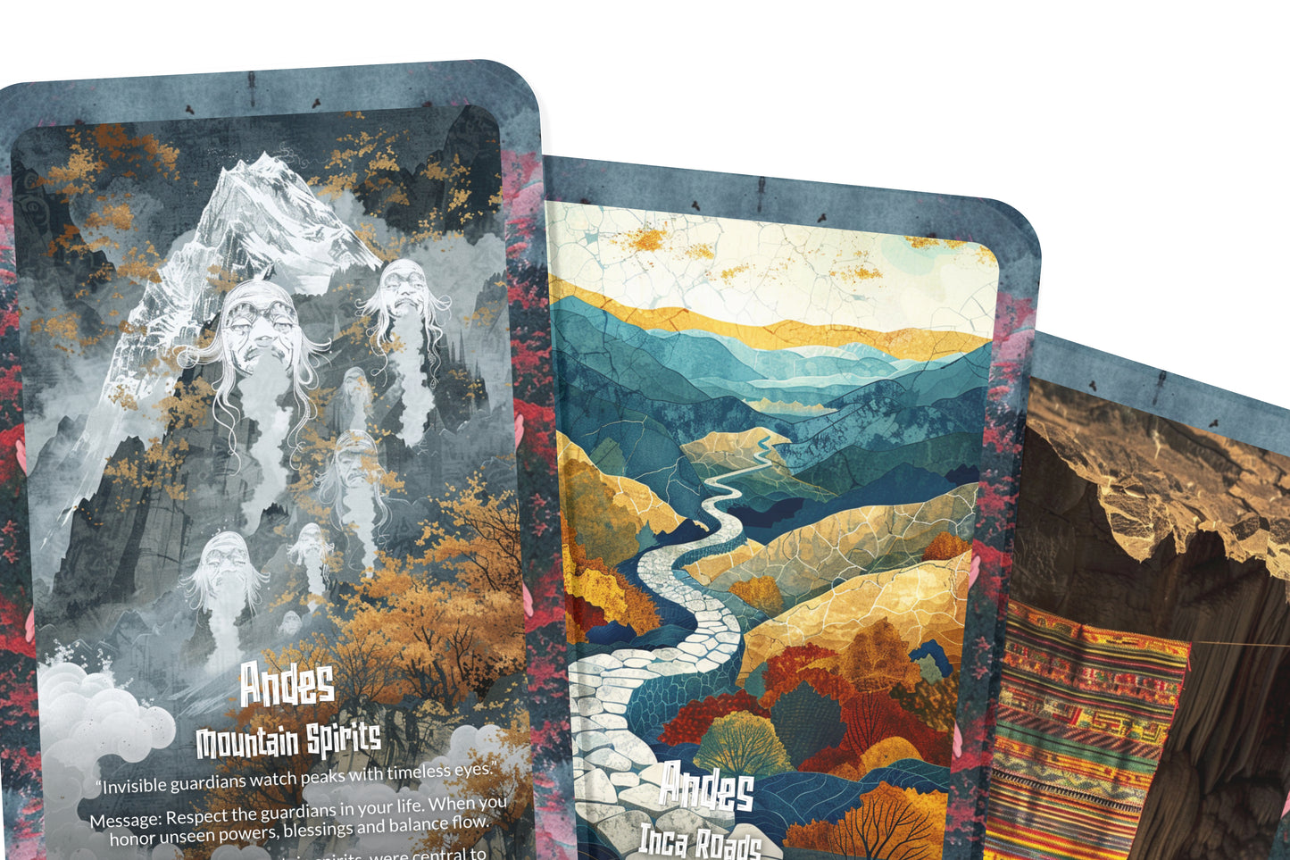 The Oracle of the Andes – A Sacred Mountain Oracle Deck – 22 Oracle Cards – Peaks of Divine Power