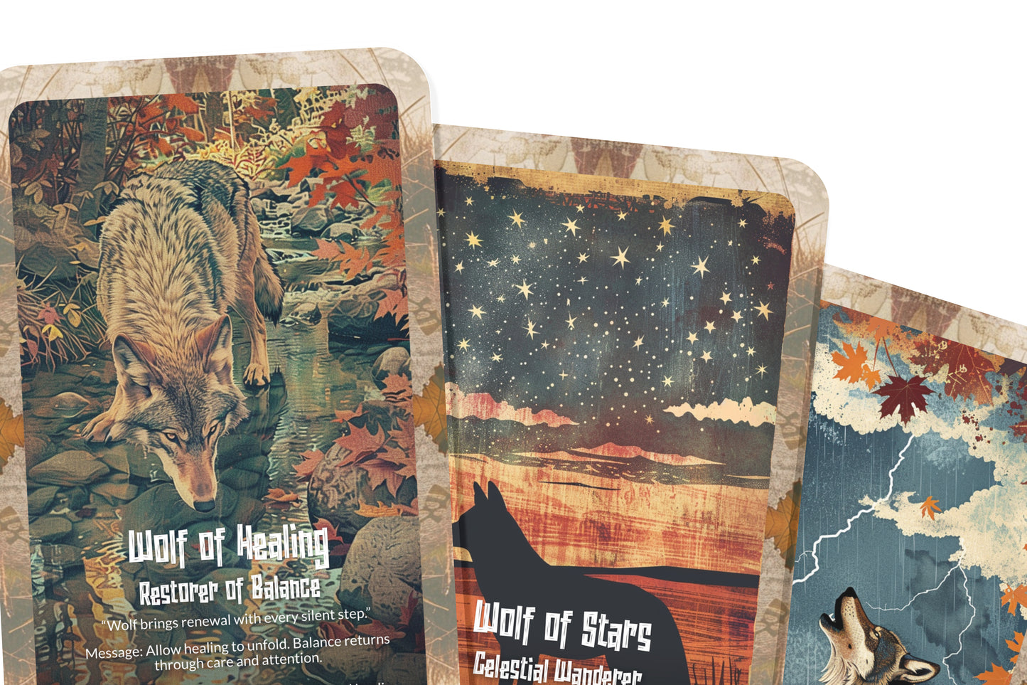 The Oracle of the Maned Wolf – A Sacred Wanderer Oracle Deck – 22 Oracle Cards – Keeper of the Grasslands