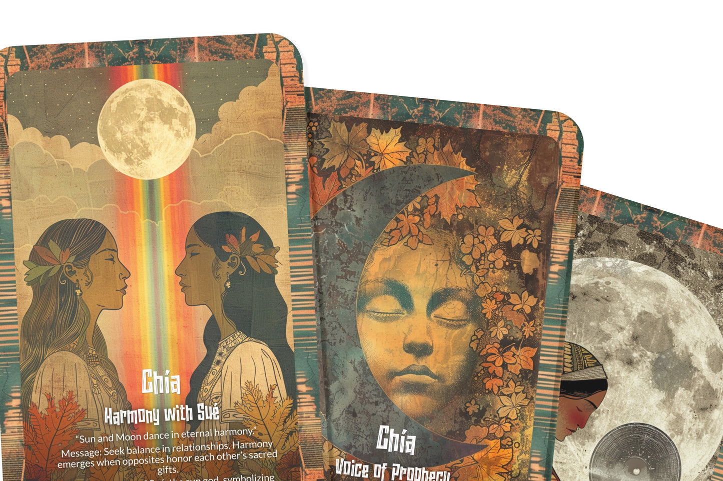 The Oracle of Chía – A Moon Goddess Oracle Deck – 22 Oracle Cards – Radiance of Night & Love