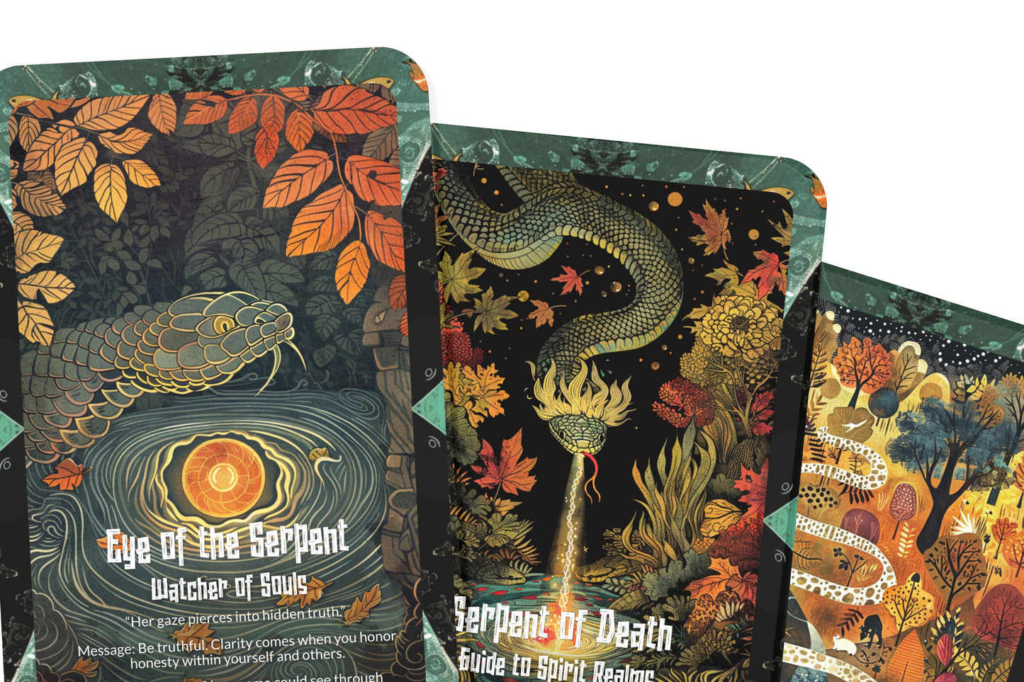 The Oracle of Yacumama – A Water Serpent Oracle Deck – 22 Oracle Cards – Guardian of Rivers & Depths