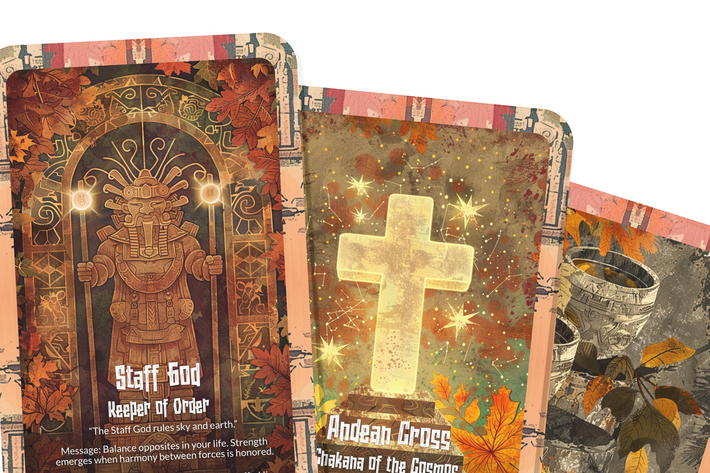 The Oracle of Tiwanaku – A Lost Civilization Oracle Deck – 22 Oracle Cards – Portals of Andean Wisdom